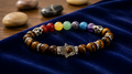 7 Chakra Tiger Eye Aura Shield Hamsa Bracelet