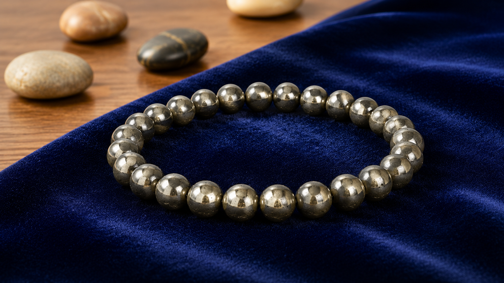 Natural Pyrite Stone Bracelet